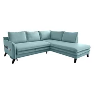 Narożniki - Jasnoniebieski narożnik rozkładany Miuform Charming Charlie L, prawostronny - miniaturka - grafika 1