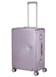 Walizka średnia American Tourister Soundbox Alu - stormy lilac - Walizki - miniaturka - grafika 1