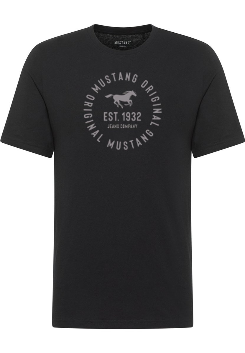 Męski T-Shirt Mustang Style Alex Black 1017992 4142