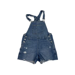 Jeansowe ogrodniczki damskie GAP DENIM L - Spodnie damskie - miniaturka - grafika 1