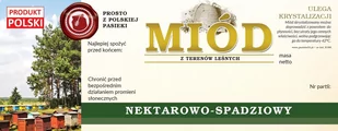 Paczka dużych etykiet na miód nektar-spadz 154x60 wzór E174 - Pozostałe akcesoria kuchenne Paczka dużych etykiet na miód nektar-spadz 154x60 wzór E174 - Pozostałe akcesoria kuchenne - miniaturka - grafika 1