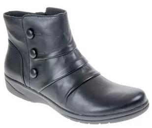 Cheyn Anne [black leather] - rozmiar 41.5 - Półbuty damskie - miniaturka - grafika 1