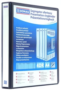 Donau Segregator ofertowy PP, A4/4RD/30, czarny 2788304PL-01 - Segregatory - miniaturka - grafika 1