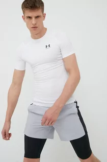 Koszulki męskie - Under Armour t-shirt treningowy 1361518 kolor biały - grafika 1