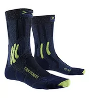 Skarpetki damskie - X-Socks Unisex's pionier na zewnątrz Trekking Turystyka Chodzenie Mężczyźni Kobiety Skarpety, Midnight Blue Melange/Blue/Lime, 35/38 - miniaturka - grafika 1