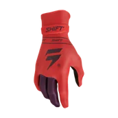 Rękawice motocyklowe - Rękawice Cross Dziecięce Shift Black Label Qwik Fluorescencyjny czerwonyS - miniaturka - grafika 1