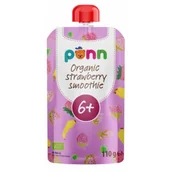 Desery dla dzieci - SALVEST PÕNN BIO Owocowe puree z malinami, 110g - miniaturka - grafika 1