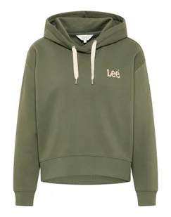felpa donna lee 112341542 ess hdd olive grive - Bluzy damskie - miniaturka - grafika 1