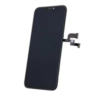 Części serwisowe do telefonów - TelForceOne Wyświetlacz z panelem dotykowym iPhone X Soft Oled ZY czarny - miniaturka - grafika 1