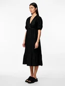 Sukienki - Pieces Sukienka w kolorze czarnym - miniaturka - grafika 1