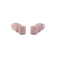 Kubki - Zestaw 6 różowych kubków Kütahya Porselen Classic, 330 ml - miniaturka - grafika 1