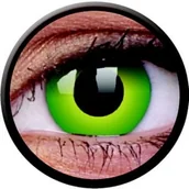 Soczewki kontaktowe - Maxvue Vision Crazy Lens - Hulk Green 2 szt moc 0.00 - miniaturka - grafika 1