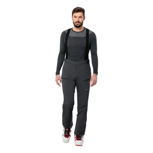 Męskie spodnie narciarskie Jack Wolfskin ALPSPITZE PANTS M phantom - 46 - Spodnie narciarskie - miniaturka - grafika 1