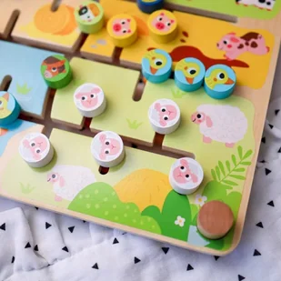 Interaktywna Tablica Edukacyjna Sorter Montessori Zwierzątka I Alfabet  Lumarko! - Tablice dla dzieci - miniaturka - grafika 4