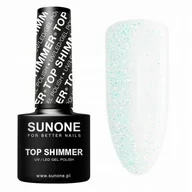 Lakiery hybrydowe - Sunone Lakiery hybrydowe 5ml Top shimmer - miniaturka - grafika 1