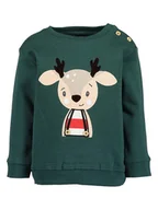 Bluzy i sweterki niemowlęce - Blue Seven Bluza w kolorze ciemnozielonym - miniaturka - grafika 1