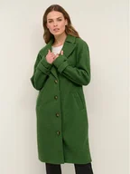 Płaszcze damskie - Kaffe Płaszcz przejściowy Anne 10506924 Zielony Regular Fit - miniaturka - grafika 1