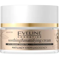Kremy do twarzy - Eveline cosmetics Organic Gold Matujący Krem Łagodzący 50ml EVEL-0225 - miniaturka - grafika 1