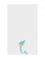 Okrycia kąpielowe dla dzieci - Mały ręczniczek dla dzieci 30x50 cm do twarzy i dłoni z motywem syrenki - miniaturka - grafika 1