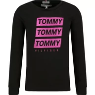 Bluzy dla dziewczynek - Tommy Hilfiger Bluzka | Regular Fit - miniaturka - grafika 1