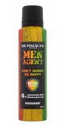 Dezodoranty i antyperspiranty męskie - Dermacol Men Agent Don t Worry Be Happy dezodorant 150 ml dla mężczyzn - miniaturka - grafika 1