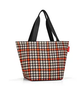 Torby i wózki na zakupy - Reisenthel Torba Shopper M Glencheck Red ZS3068 - grafika 1