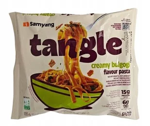 Danie makaron z sosem Bulgogi Tangle 105g - Samyang - Szybkie dania obiadowe - miniaturka - grafika 1