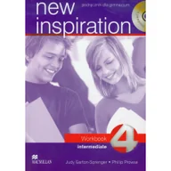 Podręczniki dla gimnazjum - Język angielski. New Inspiration 4. Intermediate. Klasa 1-3. Zeszyt ćwiczeń. (+CD) - gimnazjum - Garton-Sprenger Judy, Philip Prowse - miniaturka - grafika 1