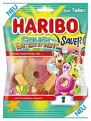 Żelki - HARIBO Żelki Owocowe w Kwaśnej Posypce Buteleczki Cola Smoczki  Miks Niemieckie 160g - miniaturka - grafika 1