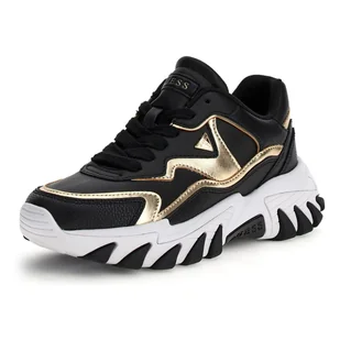 Damskie Sneakersy GUESS NOWAH FLTNOWELE12-BLKPL – Czarny - Sneakersy damskie - miniaturka - grafika 1