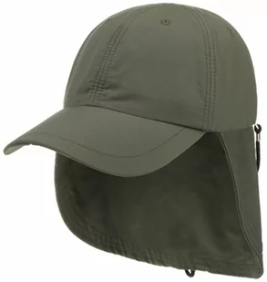Czapka z Ochroną Syzi Supplex by Lipodo, oliwkowy, L (57-58 cm) - Czapki i chusty sportowe męskie - miniaturka - grafika 1
