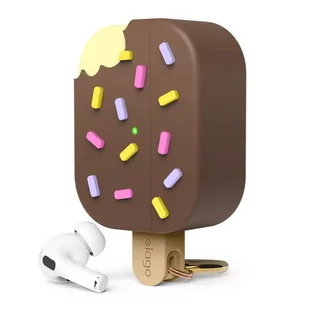 ELAGO AirPods Pro 2 Etui silikonowe o wyglądzie lodów 3D, Czekoladowe - Akcesoria do słuchawek - miniaturka - grafika 1