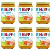 Dania dla dzieci - Hipp Krem z marchwi i ryżu z cielęciną po 5. miesiącu zestaw 6 x 190 g Bio - miniaturka - grafika 1