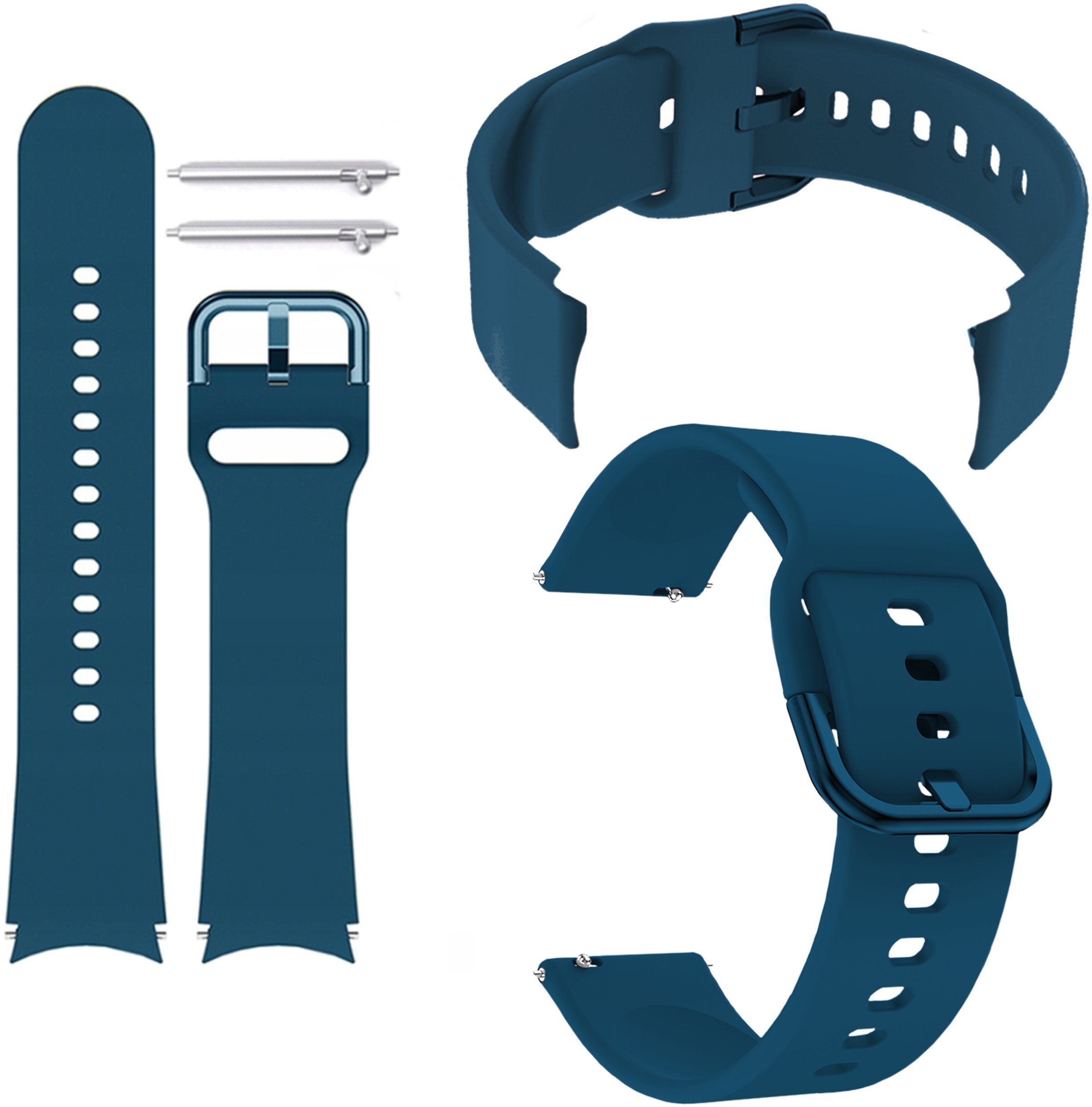 ChronSmarta Pasek ChronSmarta do smartwatch'a Amazfit GTS 2 2e 3 4 Mini BIP 3 U Pro Lite S GTR 42 mm Niebieski