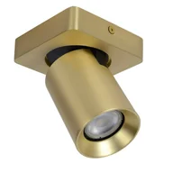 Lampy sufitowe - Lucide Reflektorek LAMPA sufitowa NIGEL 09929/05/02 metalowa OPRAWA regulowany downlight złoty - miniaturka - grafika 1