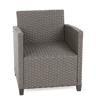 Narożne meble ogrodowe technorattanowe Lagos Muddy Grey / Black Melange - Meble ogrodowe - miniaturka - grafika 10