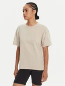 Koszulki i topy damskie - Reebok T-Shirt RK25315CCW Beżowy Regular Fit - miniaturka - grafika 1