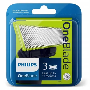 3x Ostrze Philips Oneblade Oryginalne QP2520 QP2530 QP6541 Golarka Głowica - Akcesoria i części do maszynek do golenia - miniaturka - grafika 1