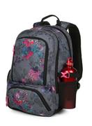 Plecaki szkolne i tornistry - Plecak szkolny dziewczęcy Topgal SURI klasy 6-8 - różowo-niebieskie kwiaty - miniaturka - grafika 1