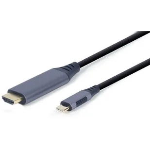 Gigabyte Kabel USB-C 3.0 męski do HDMI męski 1.8m (szary) Gembird CC-USB3C-HDMI-01-6 - Kable komputerowe i do monitorów - miniaturka - grafika 1