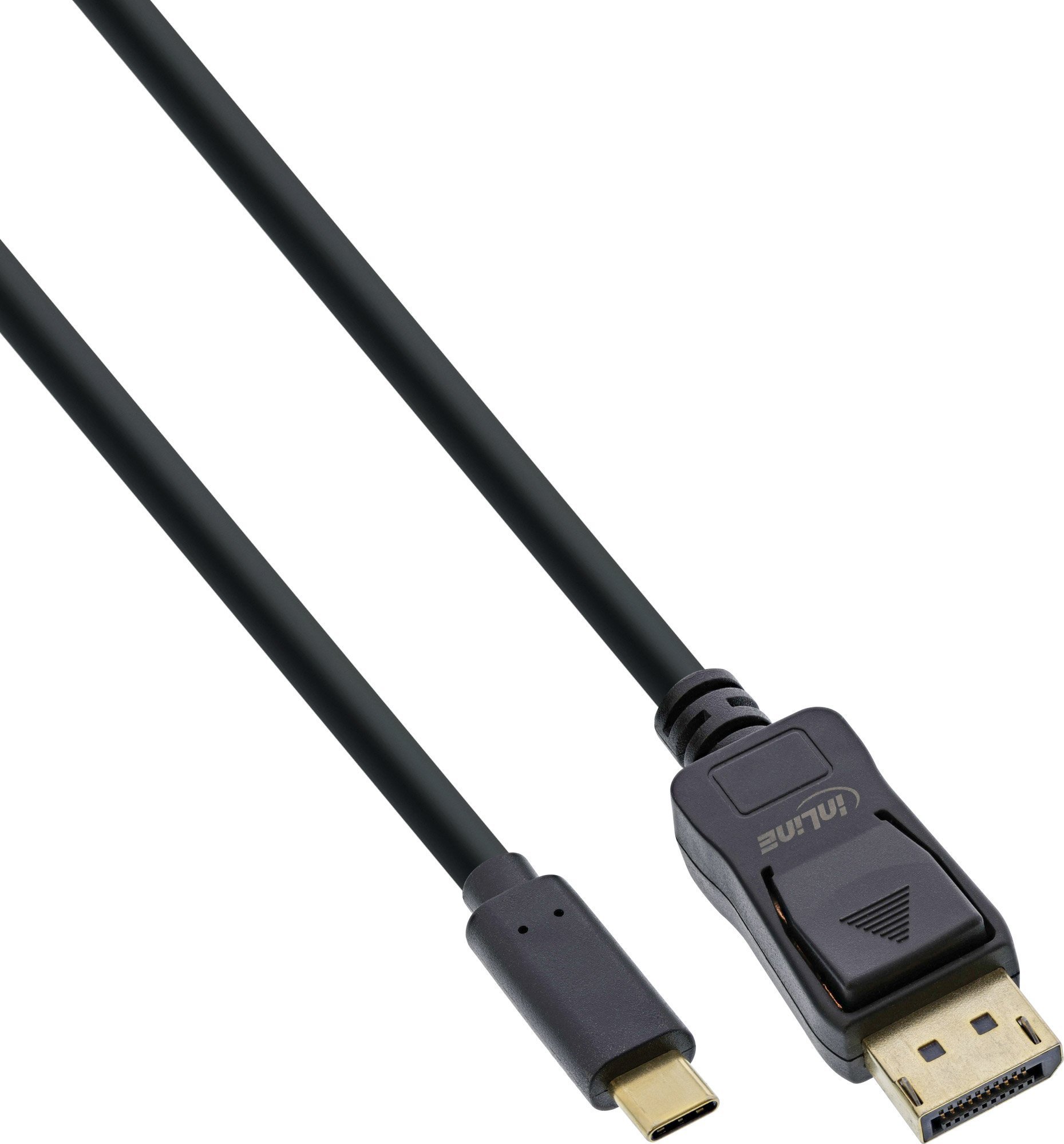 Kabel InLine InLine® USB Display Cable, USB Type-C male to DisplayPort male DP Alt Mode, 4K2K, black, 5m