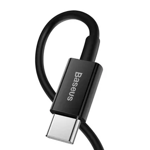 Baseus Superior kabel USB Typ C - Lightning do szybkiego ładowania Power Delivery 20 W 1 m czarny (CATLYS-A01) - Kable USB - miniaturka - grafika 3
