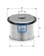 Filtry paliwa - Filtr paliwa UFI Filtry 26.682.00 - miniaturka - grafika 1