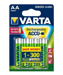 Varta AKUMULATORKI 2600 MAH 4X AA 5716101404 - Ładowarki i akumulatory - miniaturka - grafika 3