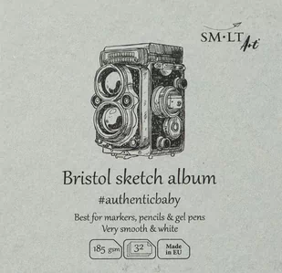 Szkicownik Bristol 9X9 Cm Sm-Lt - Podobrazia, bloki, papiery - miniaturka - grafika 1