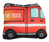 Kołdry i poduszki dla dzieci - Fire Truck Poduszka Kształtka Straż Pożarna Super - miniaturka - grafika 1