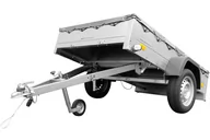 Przyczepy - UNITRAILER Przyczepa GARDEN TRAILER 230 KIPP (NEW) z kołem podporowym i pokrowcem płaskim UT004205 - miniaturka - grafika 1
