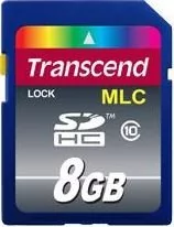 Transcend SDHC 8GB (TS8GSDHC10M) - Karty pamięci - miniaturka - grafika 1