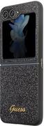 Etui i futerały do telefonów - Etui plecki Guess Glitter Script do Samsung Galaxy Z Flip 5 Black (3666339173951) - miniaturka - grafika 1