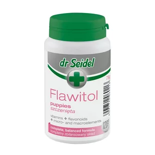 Dr Seidla Flawitol Szczenięta 120 Tabletki 7238 - Suplementy i witaminy dla psów - miniaturka - grafika 1